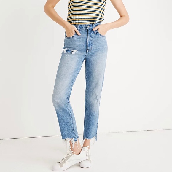 Madewell Classic Straight step-hem jeans - Picture 11 of 12